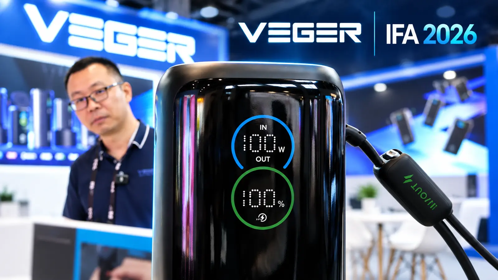 VEGERin powerbankit IFA 2026: matkalle ja kannettaville