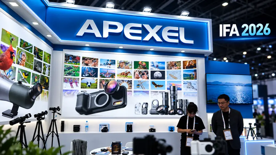 Apexel IFA 2026: 30X-teleobjektiivi ja AI-lintutunnistin