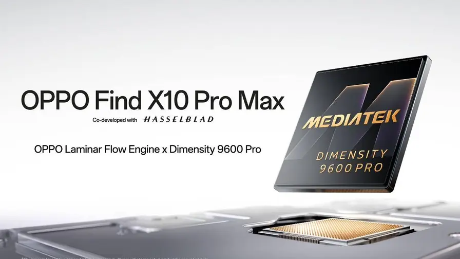 Oppo Find X10 Pro Max ja MediaTek Dimensity 9600 Pro