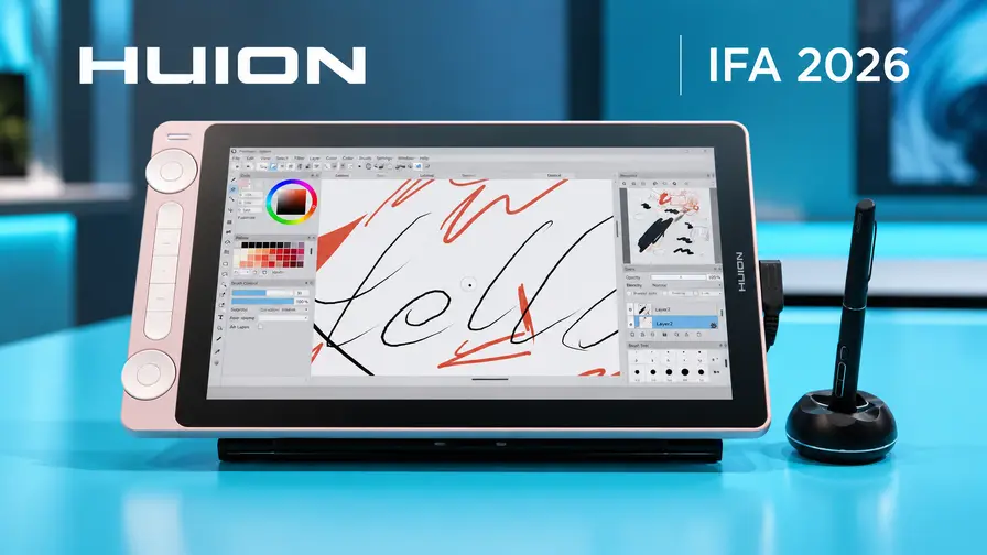 Huion laajentaa valikoimaa: Kamvas Pro, Note ja Pad 12