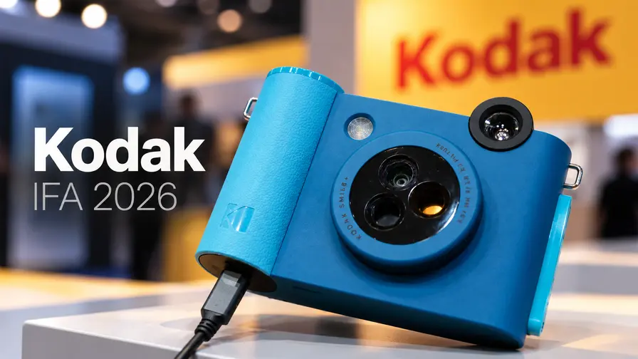 Kodakin ZINK-tulostimet ja Smile+ -kamerat IFA 2026:ssa