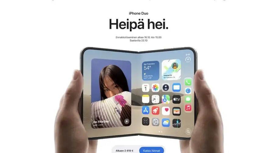 Applen iPhone Duo -ennakkotilaukset alkoivat Suomessa